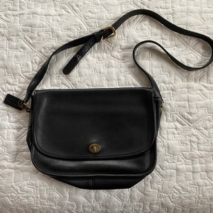 Coach Black Leather Crossbody